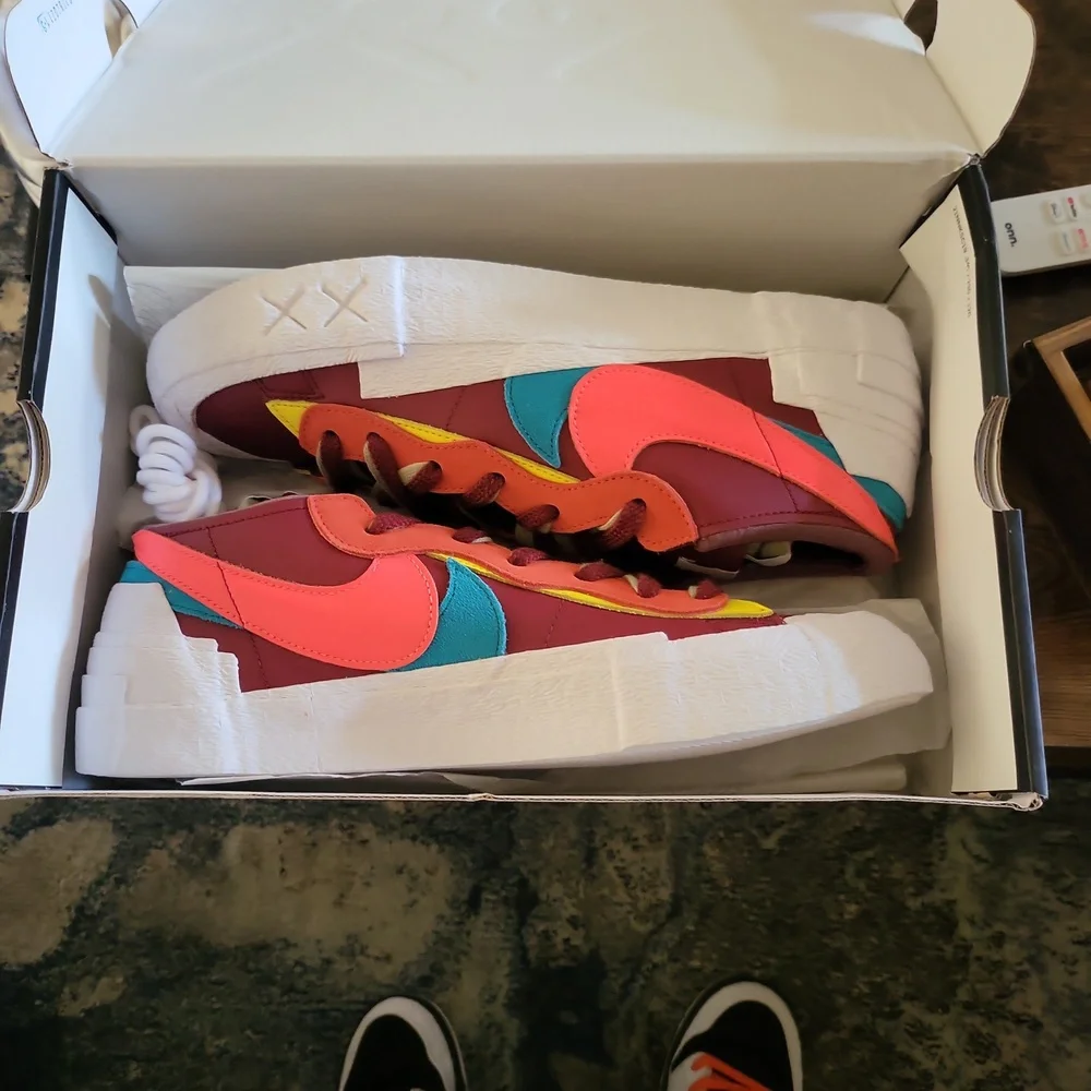 Nike blazer Sacai Kaws Red - Picture 1 of 5